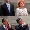 Bush v Praze - uvítací ceremoniál