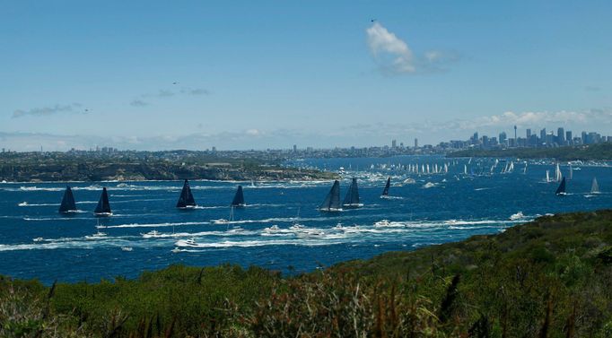 Jachting: start závodu Sydney - Hobart 2013