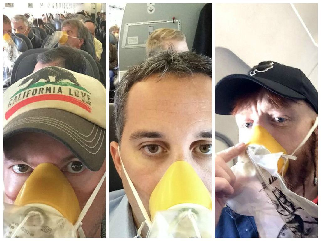 selfie z letadla