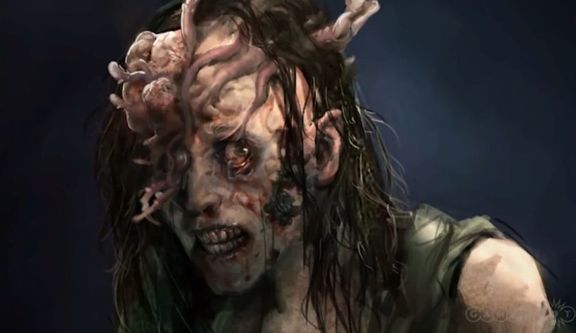 Záběr z počítačové hry Last of Us, která se stala předlohou stejnojmenného seriálu televize HBO. Zmutované houby ovládají živé hostitele včetně lidí.
