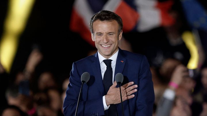 "Musíme vybudovat nový evropský mír," řekl Macron při inauguraci. Zvolen byl podruhé; Zdroj foto: Reuters