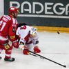 Utkání hokejové extraligy Slavia vs. Třinec