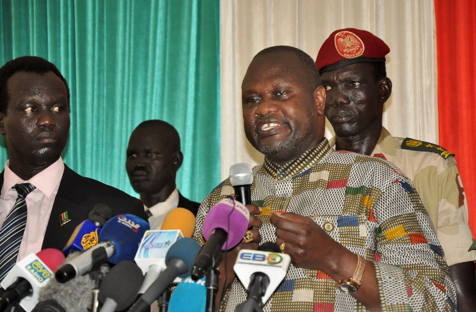 Jižní Súdán - povstalecký vůdce Reik Machar