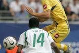 Ukrajinec Andrej Rusol vstřelil už ve třetí minutě gól Saúdské Arábii.
