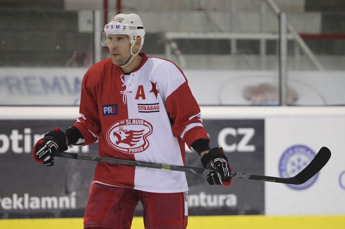 HC Slavia Praha - HC Benátky nad Jizerou, WSM liga 2016/17. Pavel Kolařík