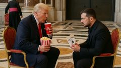 Zelenskyj a Trump ve Vatikánu AI