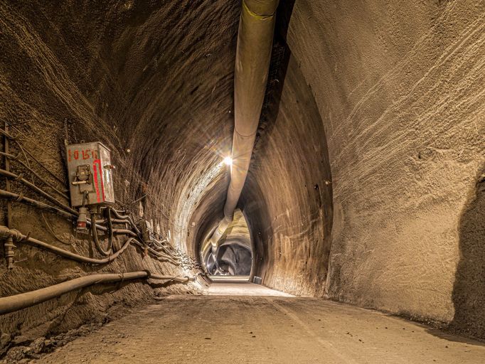 Geologický průzkum pro metro D - lokalita VO-OL mezi ulicemi Na Strži a Jankovská.