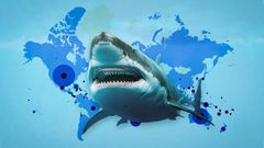 Útoky žraloků - ikona, poutak