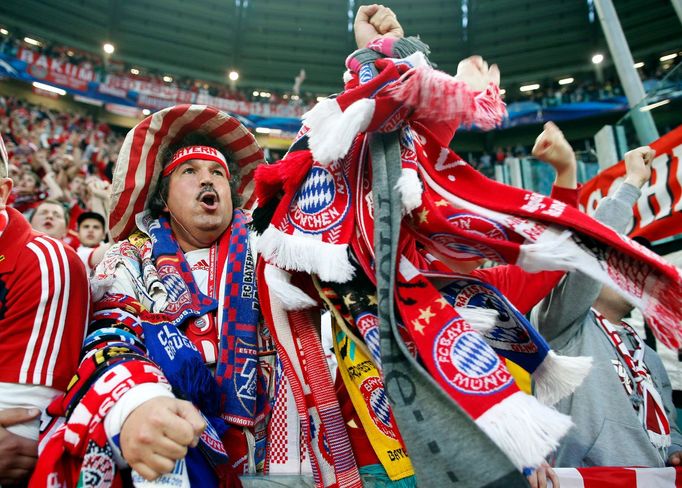 Fotbal, Bayern - Juventus: fanoušek Bayernu