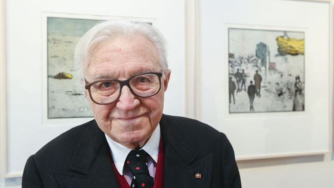 Grafik Pravoslav Sovák odešel z Československa v roce 1968. V Museu Kampa má svou první tuzemskou retrospektivu.