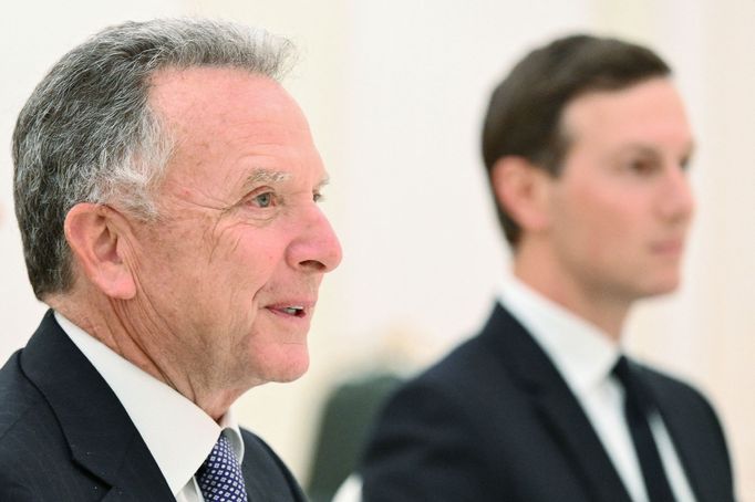 Steve Witkoff na mírových jednáních v Moskvě.