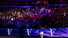 Tennis - Laver Cup - 02 Arena, London, Britain - September 24, 2022  Team Europe's Roger Federer waves at fans at the end of his last match after announcing his retiremen