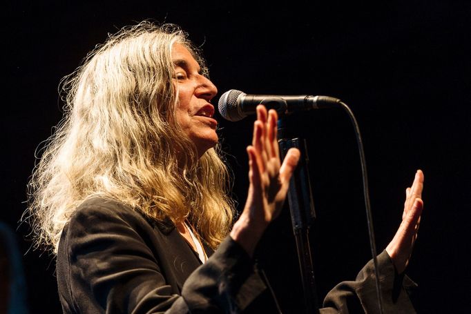 Patti Smith roku 2015 v pražské Arše.