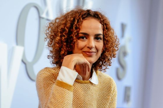 Leila Slimani na Frankfurtském knižním veletrhu, 2017.