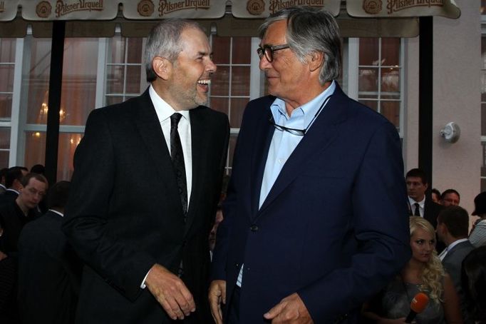 Karlovy Vary - Audi Party - Marek Eben a Jiří Bartoška