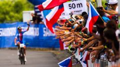 MS horská kola NMnM 2016: Ondřej Cink a čeští fanoušci