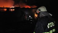 Požár rekreačního objektu Sedlečko u Chotovin