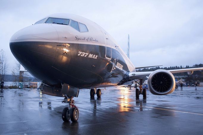 Boeing 737 Max 8 na letišti ve Washingtonu