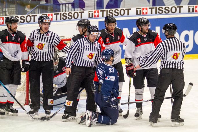 CHL, Vítkovice-Fribourg: Radoslav Tybor (27)