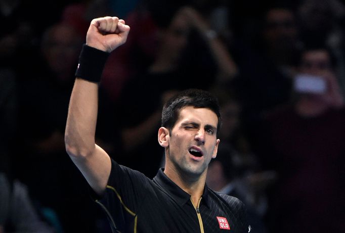 Novak Djokovič na Turnaji mistrů 2014