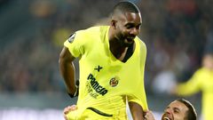 EL, Sparta-Villarreal: Cedric Bakambu slaví gól na 0:1
