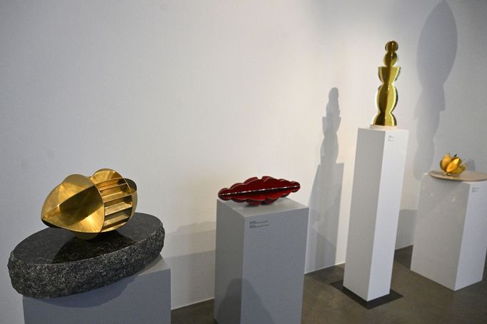 Snímek z výstavy děl Tomáše Rajlicha v Museu Kampa.