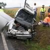Nehoda traktoru a osobního vozidla v Městci Králové