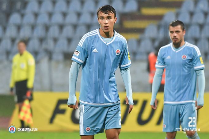 fotbal, slovenská liga 2018/2019, Slovan Bratislava - Ružomberok, David Strelec