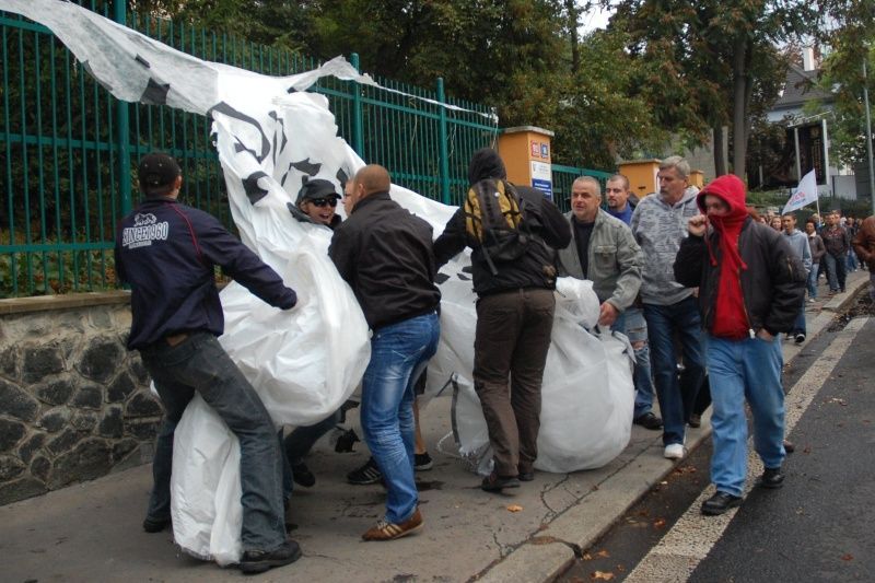 Demonstrace proti Romům v Ústí nad Labem