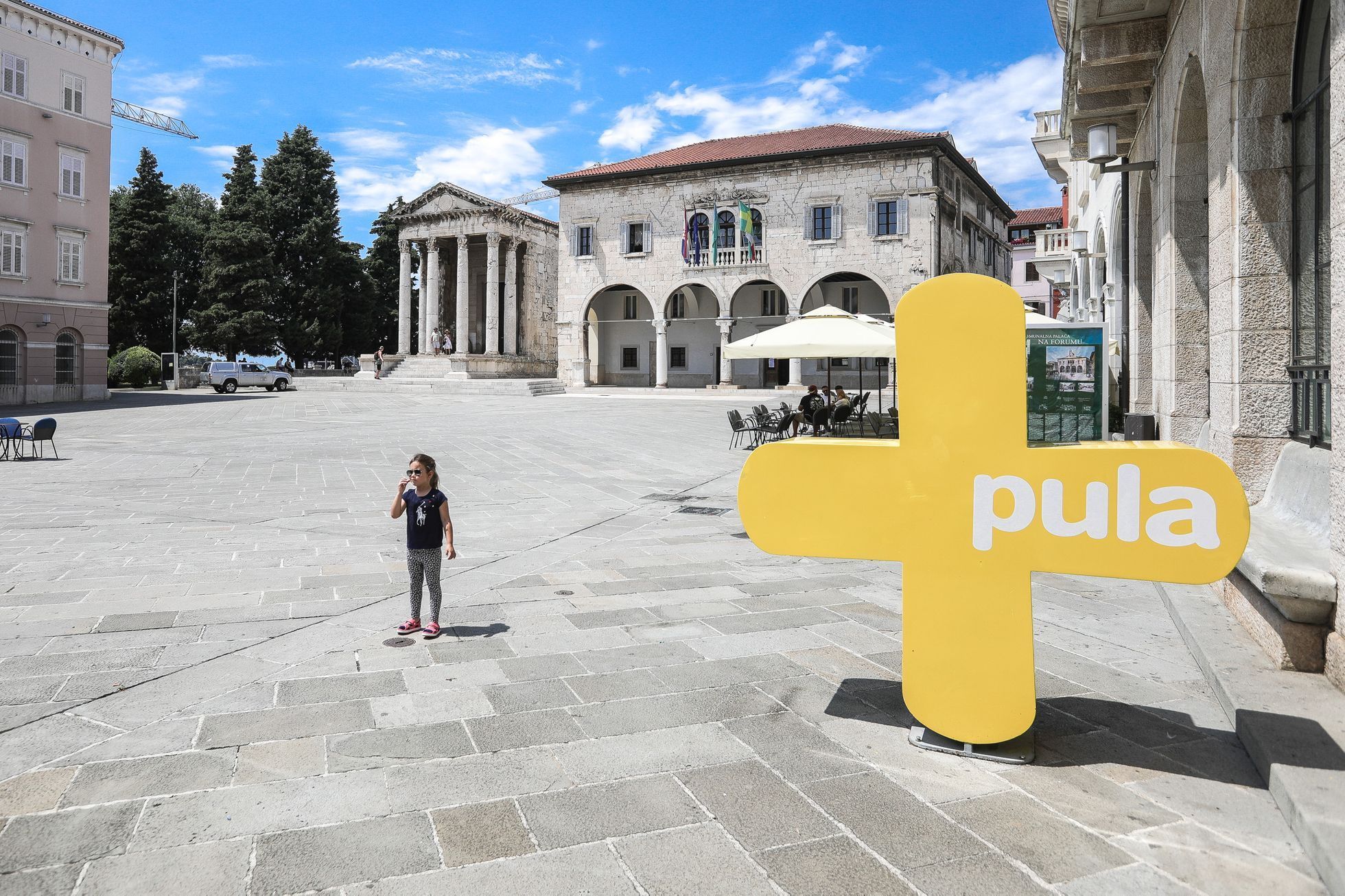 Město Pula, Chorvatsko, 2020