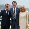 Macron Trudeau Macronová G7