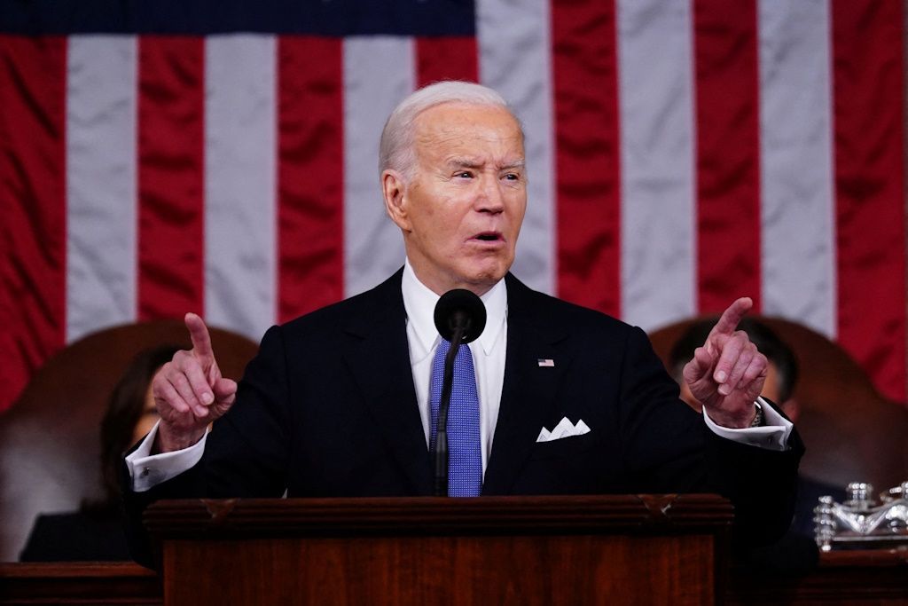 Joe Biden projev