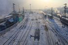 Tající sníh na Zlínsku posunul železniční trať