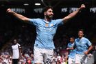 Hráči Manchesteru City po výhře nad Fulhamem sahají po titulu