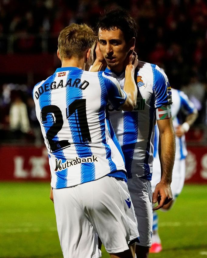 Soccer Football - Copa del Rey - Semi Final - Second Leg - Mirandes v Real Sociedad - Estadio Municipal de Anduva, Miranda de Ebro, Spain - March 4, 2020   Real Sociedad'