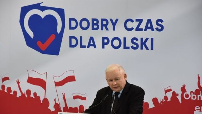 Zvolte mě a Polsku bude dobře... Jaroslaw Kaczyński se prosliboval k dalšímu volebnímu vítězství.