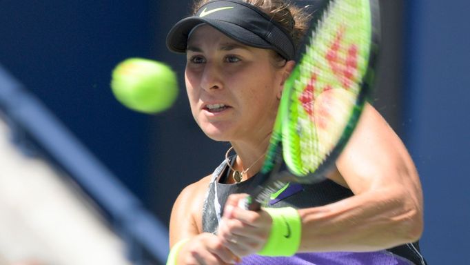 Belinda Bencicová ve vítězném čtvrtfinále US Open 2019