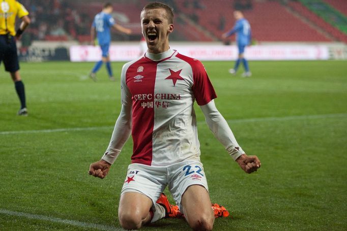 SL, Slavia-Baník: Tomáš Souček