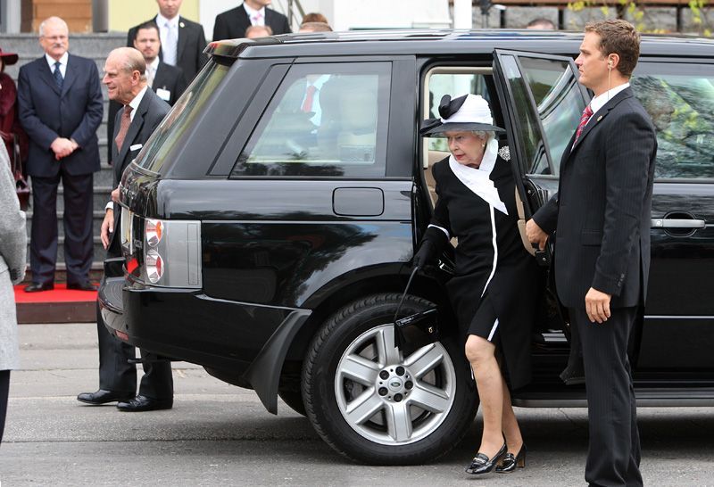 Královna Alžběta II. v Bratislavě