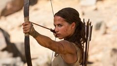 Alicia Vikander jako Lara Croft ve filmu Tomb Raider