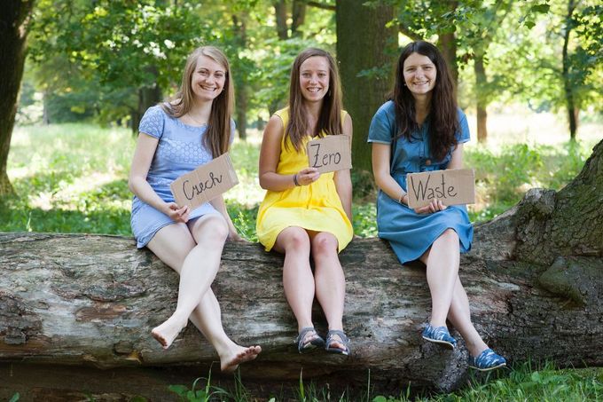 Jana Karasová, Helena Škrdlíková a Michaela Ondráčková  z iniciativy Czech Zero Waste.