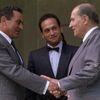 Husní Mubarak a Francois Mitterrand