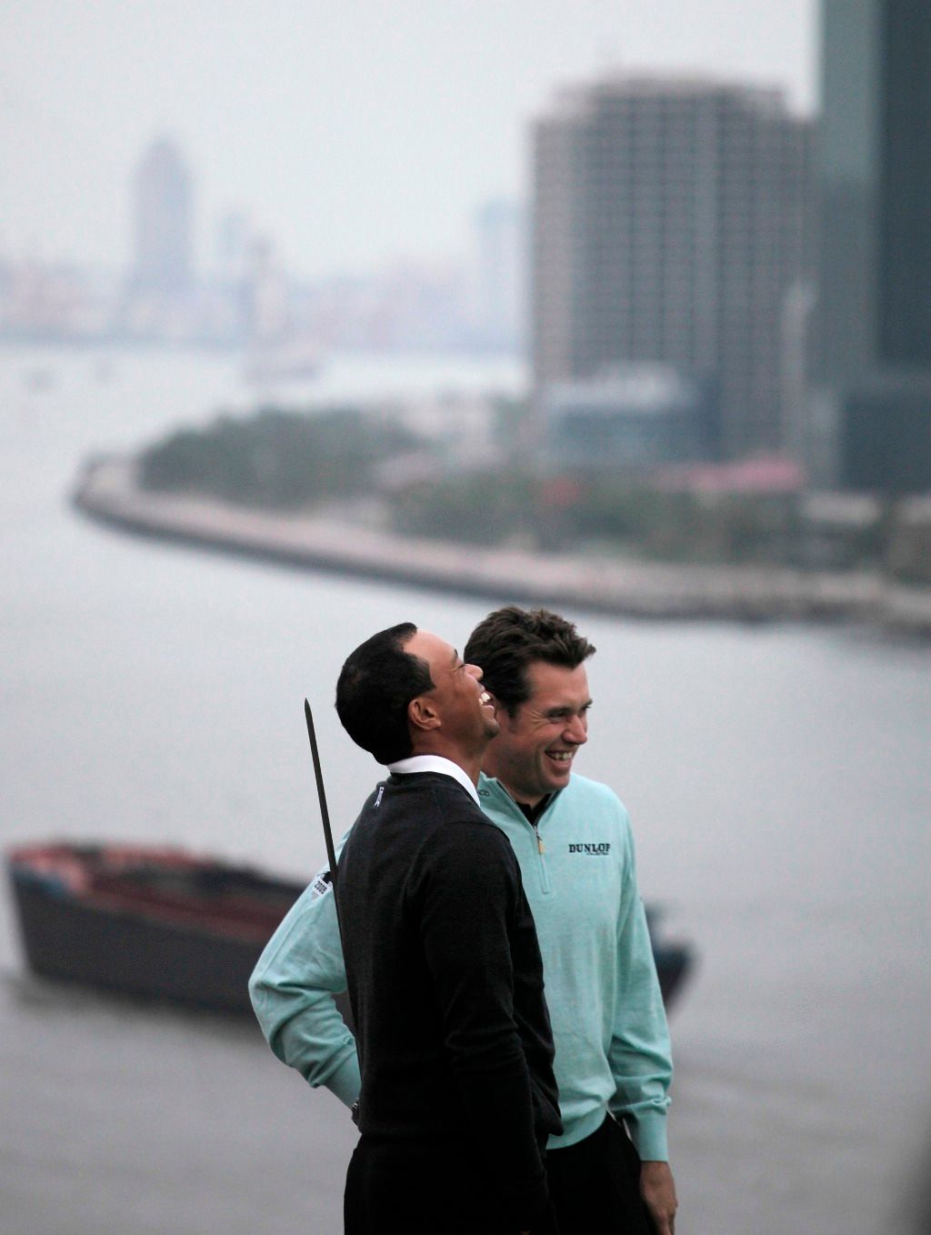 Tiger Woods na turnaji v Šanghaji