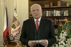 Václav Klaus - novoroční projev - amnestie