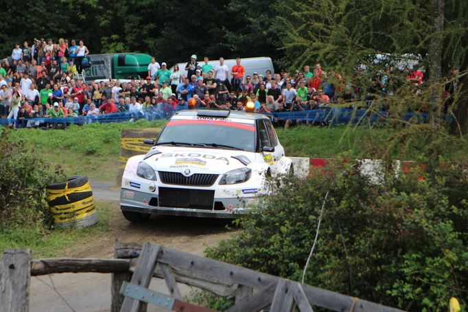 Barum rallye 2014: Jan Kopecký, Škoda Fabia R5 Test