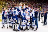 Hokejisté Komety Brno slaví zisk třináctého extraligového titulu, osamostatnili se tak v čele historické tabulky.