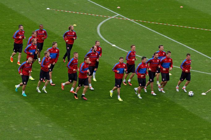 Euro 2016, český trénink