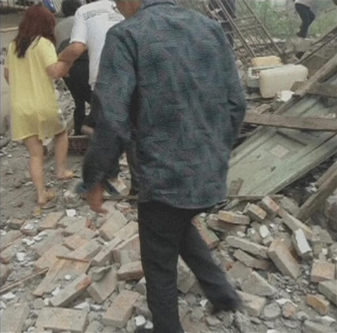 Silné zemětřesení v Číně