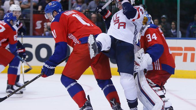 Podívejte se na fotografie z posledního utkání české hokejové reprezentace na Světovém poháru v Torontu.