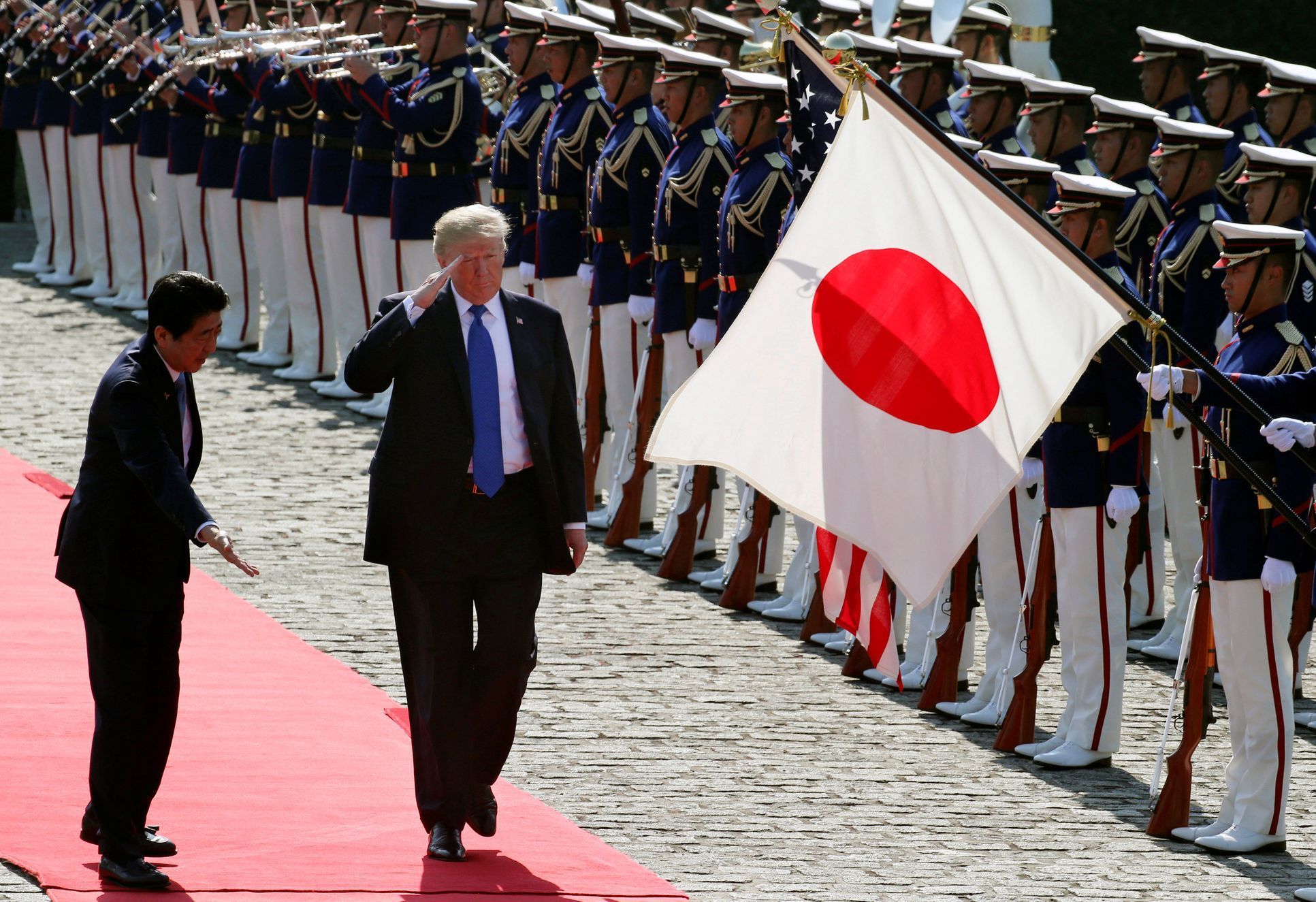 Donald Trump v Japonsku
